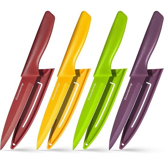 Premium Stainless Steel Paring Knife Set (4 Pack)