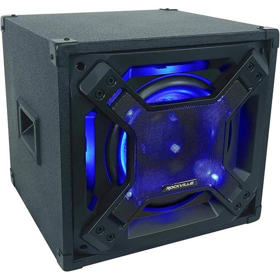 Rockville BASS Blaster 10 Powered Subwoofer with LED