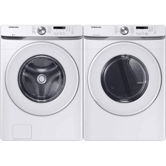 Samsung WF45T6000WPR White Front Load Laundry Package