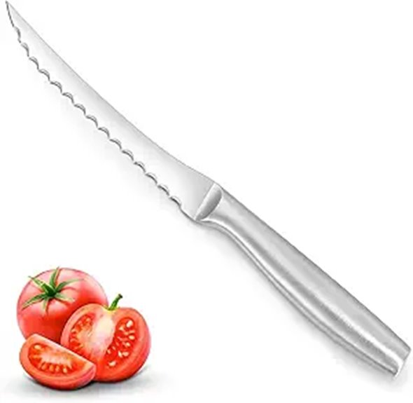 Tomato Knife with Serrated Blade for Smooth Slicing