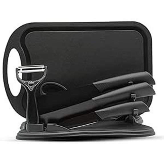 Magicorange 7-Piece Kitchen Knife Set with Sheaths