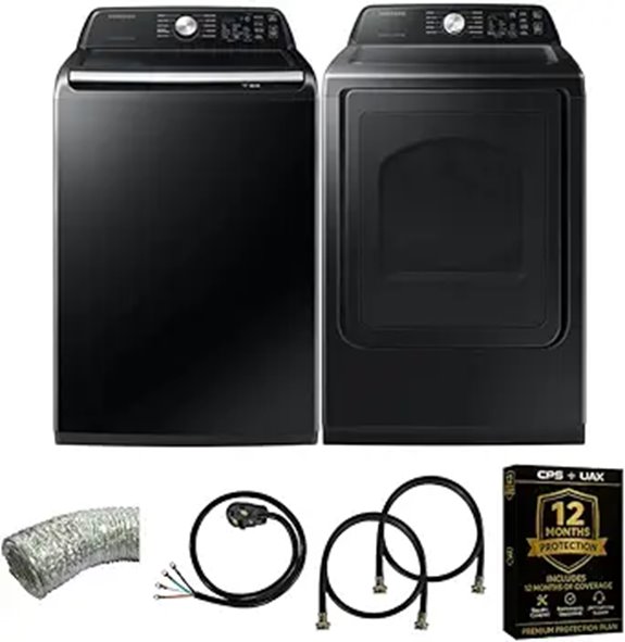 Samsung 4.7 cu ft Top Load Washer & Dryer Set