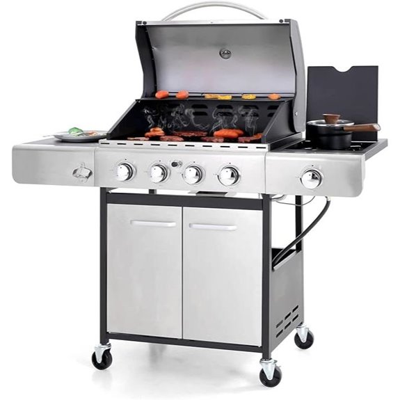 Sophia & William 4-Burner Propane Gas Grill