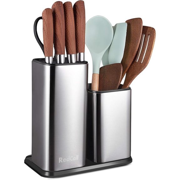 RedCall Stainless Steel Knife Block Organizer