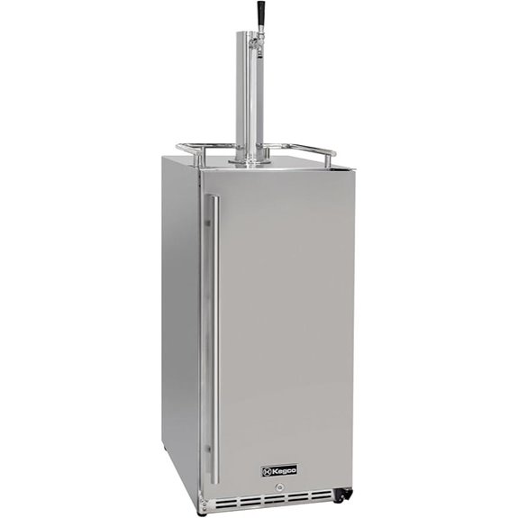 Kegco 15 Stainless Steel Outdoor Kegerator