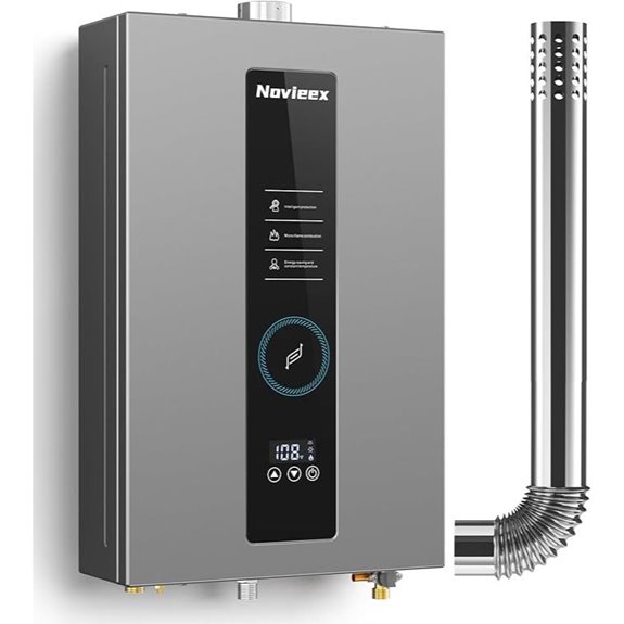 Novieex Tankless Gas Water Heater 4.3 GPM