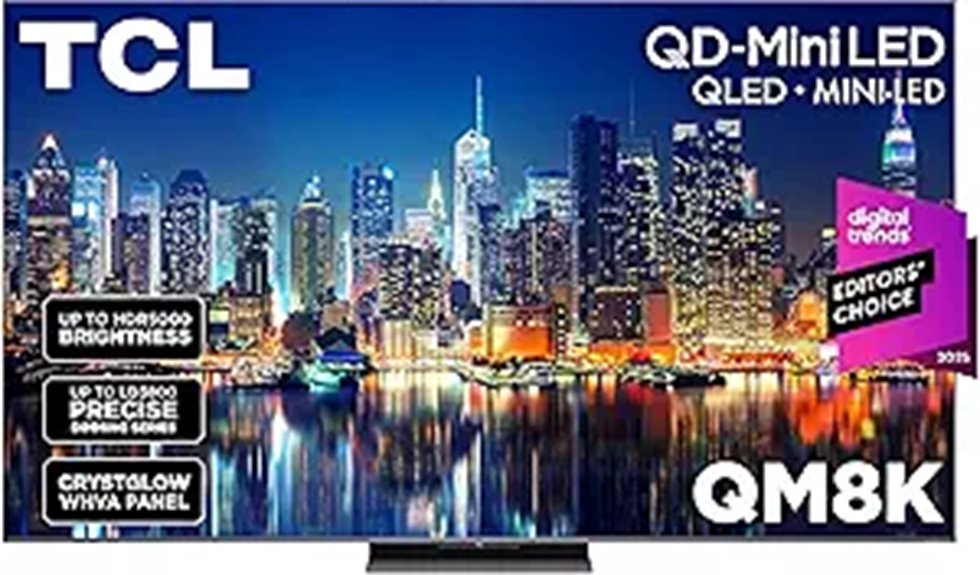 TCL 75 QM8K QLED 4K HDR Smart TV