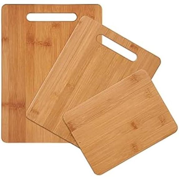Farberware 3-Piece Reversible Wooden Cutting Board Set