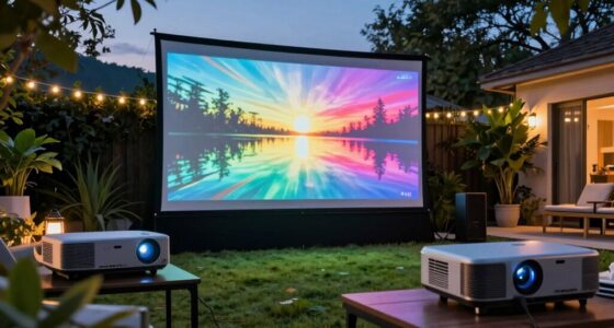 top outdoor projectors 2026