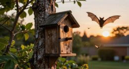 bat houses aid pest management
