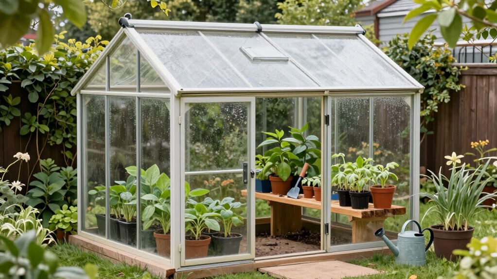 beginner friendly greenhouse size
