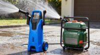 electric vs gas pressure washers