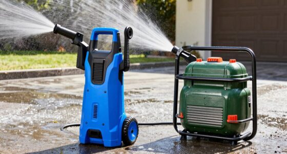 electric vs gas pressure washers