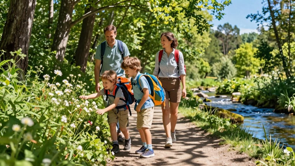 family outdoor activity routines