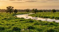 floodplains store excess water
