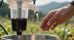 gravity powered water purification system