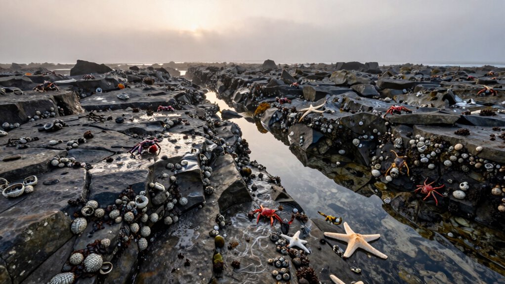 harsh vibrant intertidal life