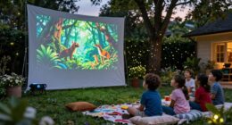 nature education through projection