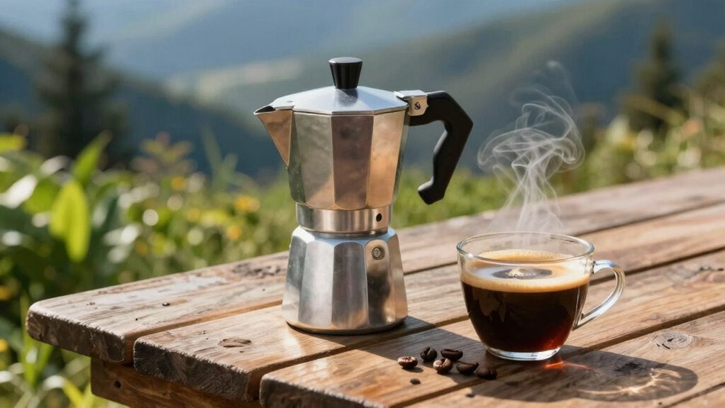 portable espresso coffee adventure