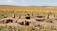 prairie dogs build colonies