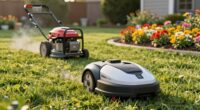 quieter cleaner lawn maintenance