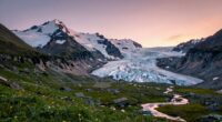 rapid alpine glacier melt