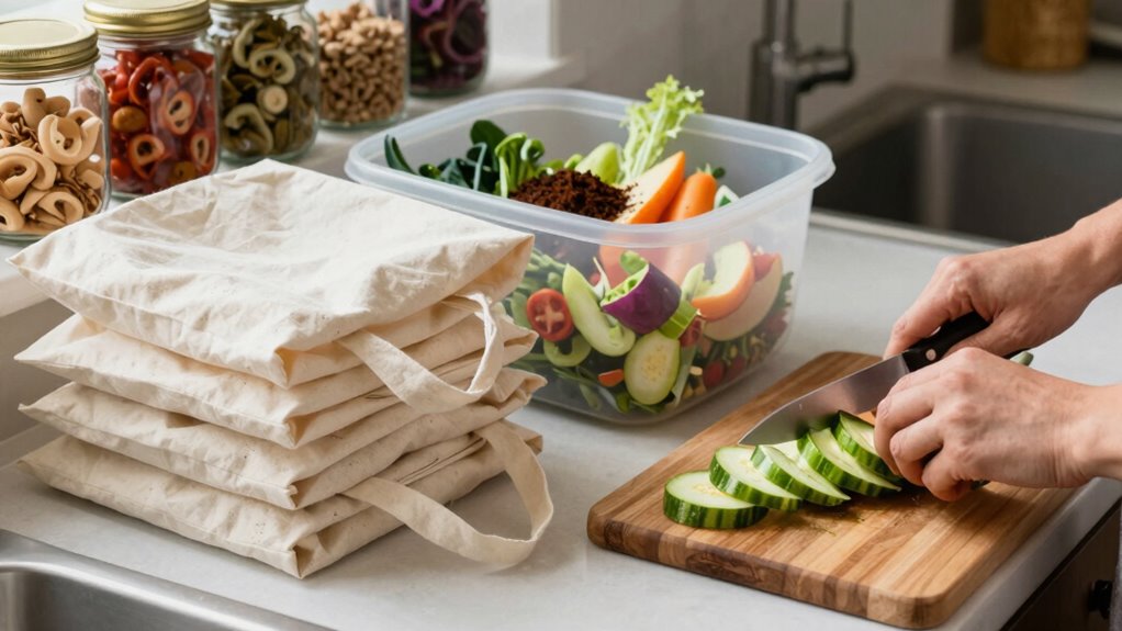 reduce waste through composting