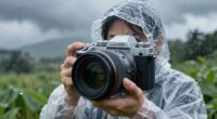 shielding gear from rain
