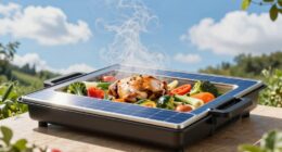 solar ovens cook meals