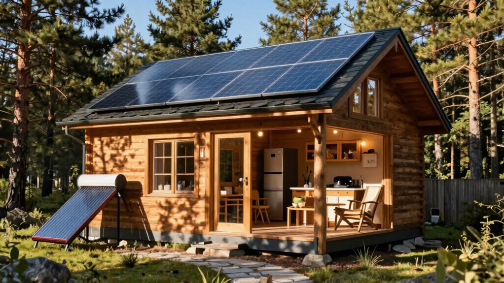 solar powered cabin essentials