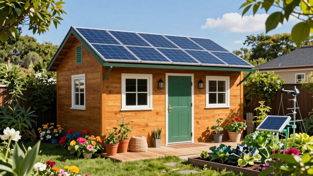 solar powered shed transformation possibilities