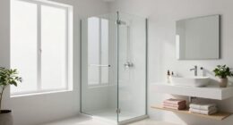stress free plastic bathroom design