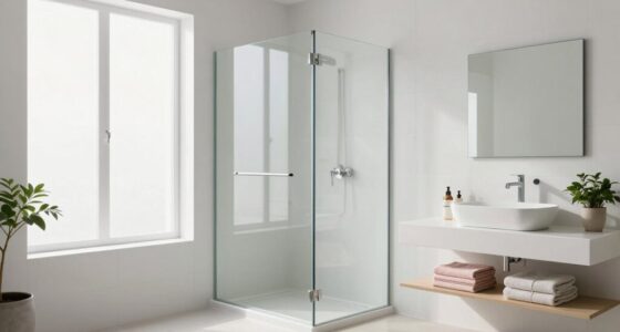 stress free plastic bathroom design
