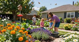 suburban families create pollinator sanctuaries