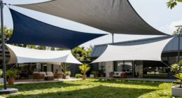 top backyard shade sails
