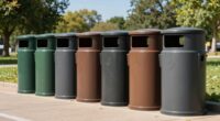 top eco friendly outdoor trash cans