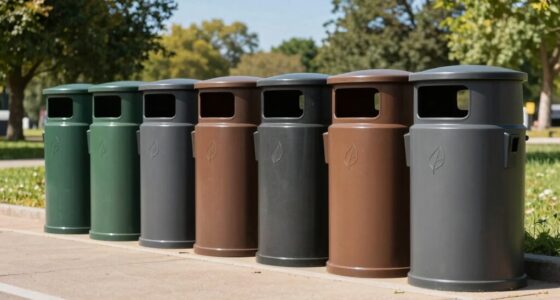 top eco friendly outdoor trash cans