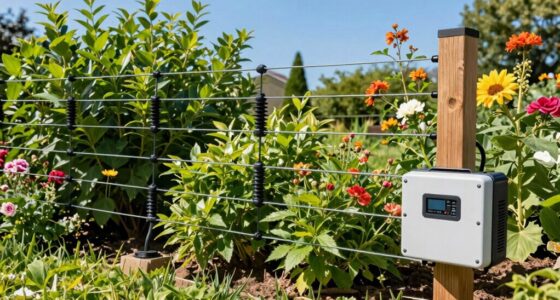 top garden electric fence kits