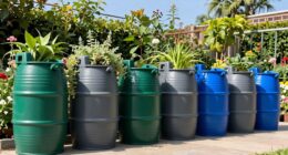 top garden rainwater storage