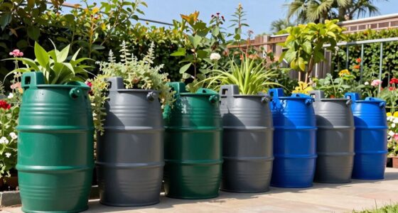 top garden rainwater storage