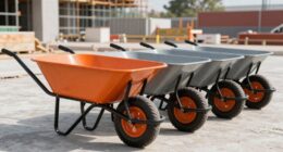 top heavy duty dual wheelbarrows