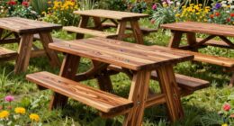 top recyclable picnic tables