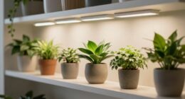 top shelf plant lighting