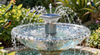 top solar bird bath fountains