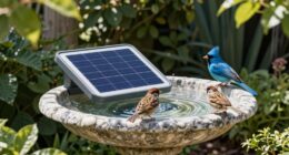 top solar bird bath options