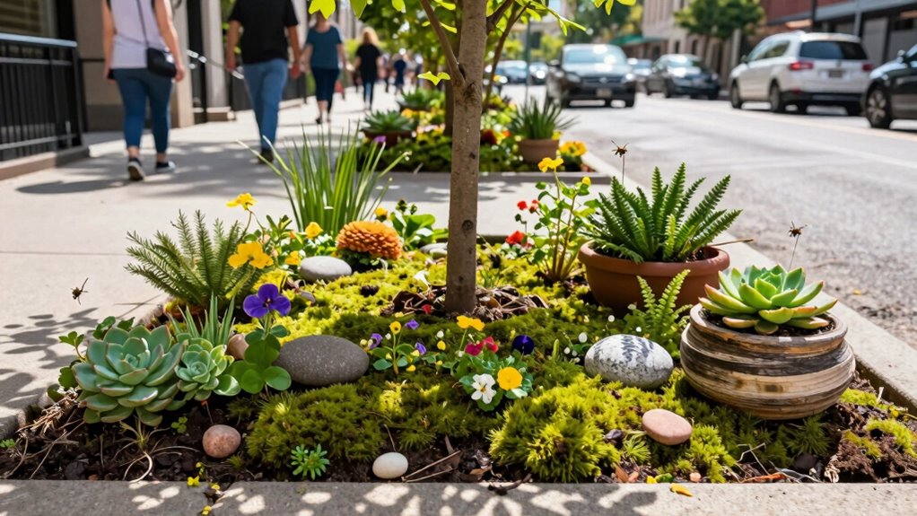 transforming sidewalk beds into habitats