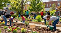 transforming vacant lots into community parks