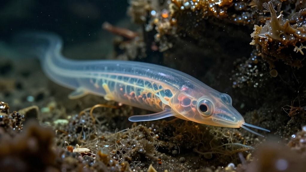 translucent cave dwelling predator