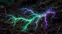 underground fungal communication network