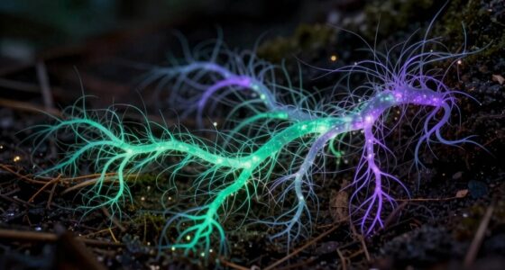 underground fungal communication network